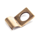 Polished Bronze Rim Cylinder Pull | From The Anvil - Rim Cylinder Pulls - From The Anvil - Yester Home