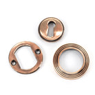 Polished Bronze Round Escutcheon (Beehive) | From The Anvil-Escutcheons-Yester Home