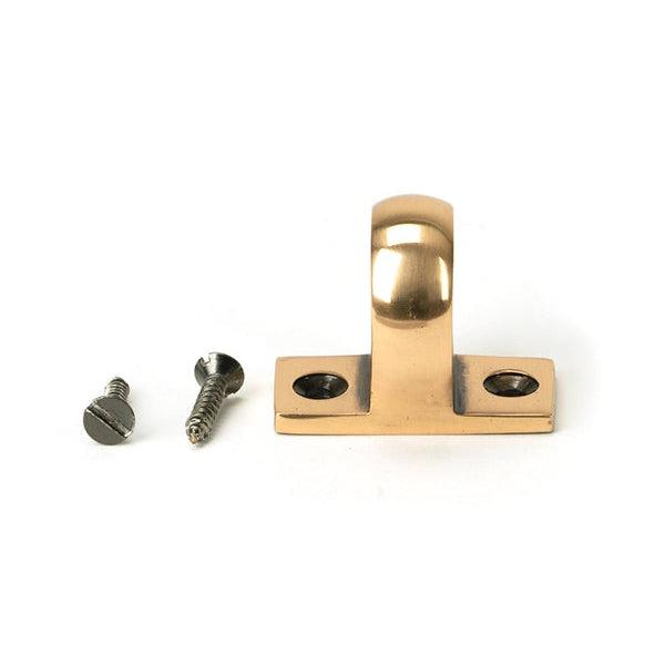 Polished Bronze Sash Eye Lift | From The Anvil-Sash Lifts-Yester Home