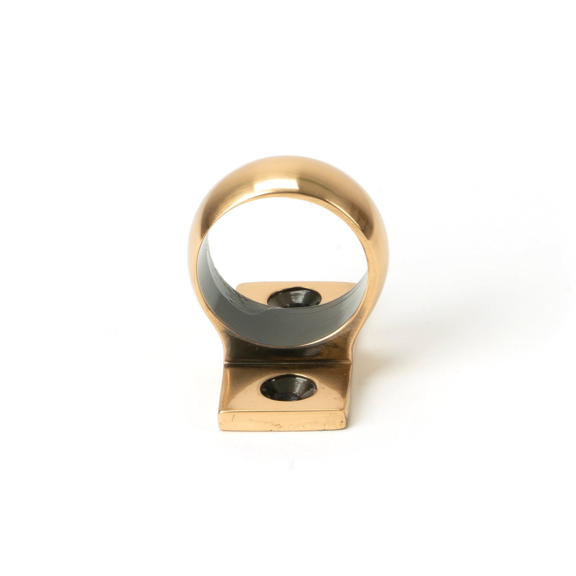 Polished Bronze Sash Eye Lift | From The Anvil - Sash Lifts - From The Anvil - Yester Home