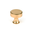Polished Bronze Scully Cabinet Knob - 25mm - Cabinet Knobs - From The Anvil - Yester Home