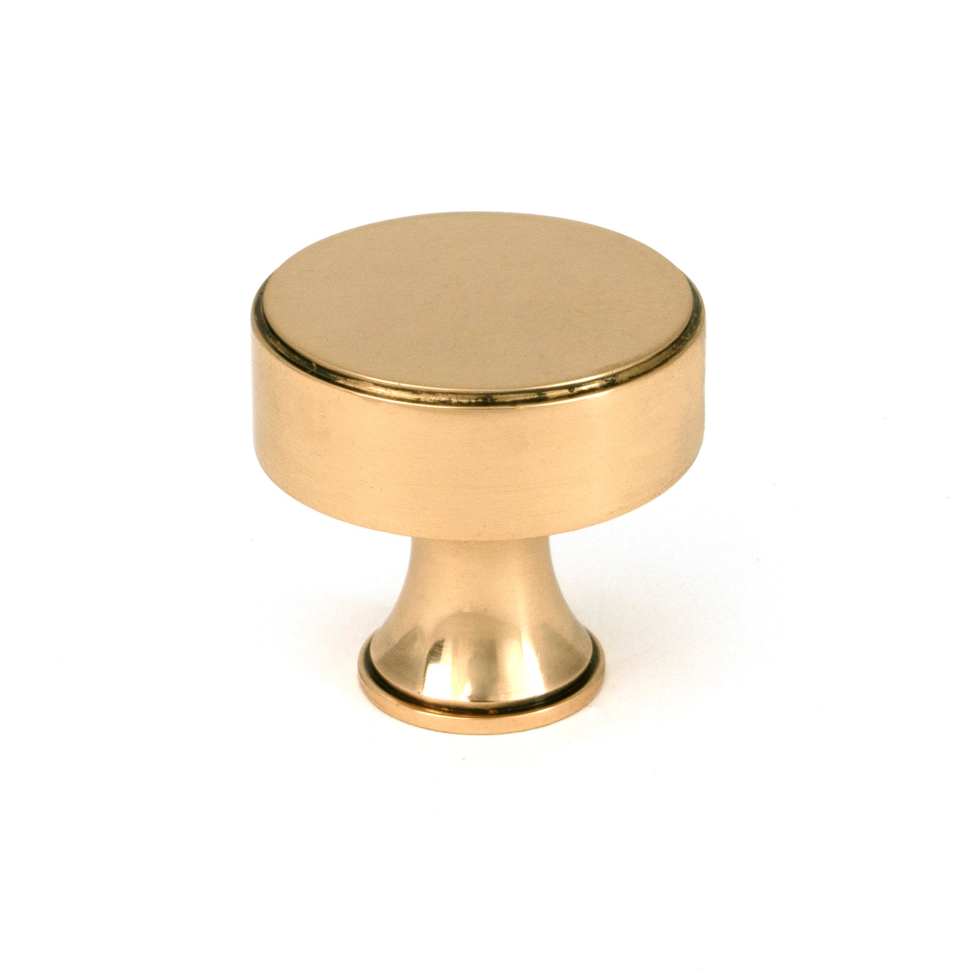 Polished Bronze Scully Cabinet Knob - 32mm - Cabinet Knobs - From The Anvil - Yester Home