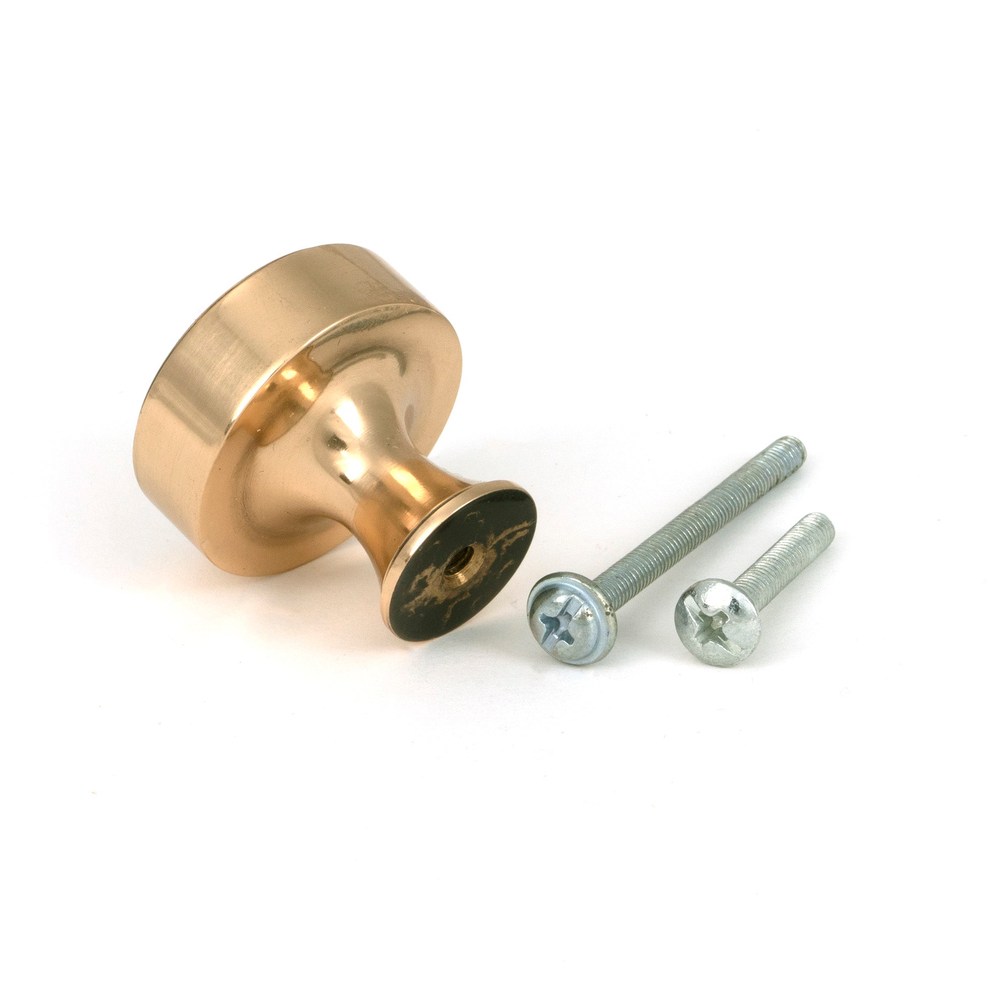 Polished Bronze Scully Cabinet Knob - 32mm - Cabinet Knobs - From The Anvil - Yester Home