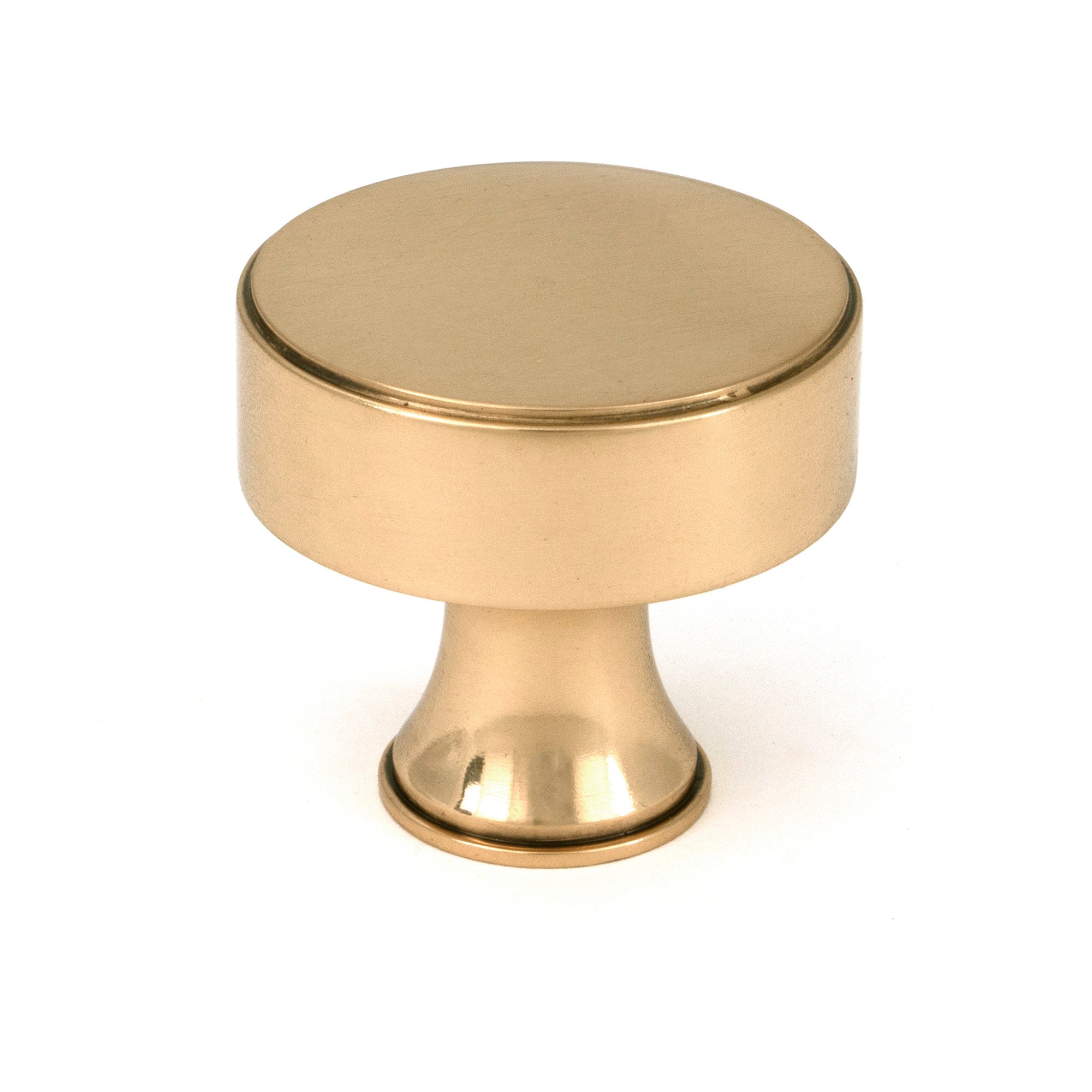Polished Bronze Scully Cabinet Knob - 38mm - Cabinet Knobs - From The Anvil - Yester Home