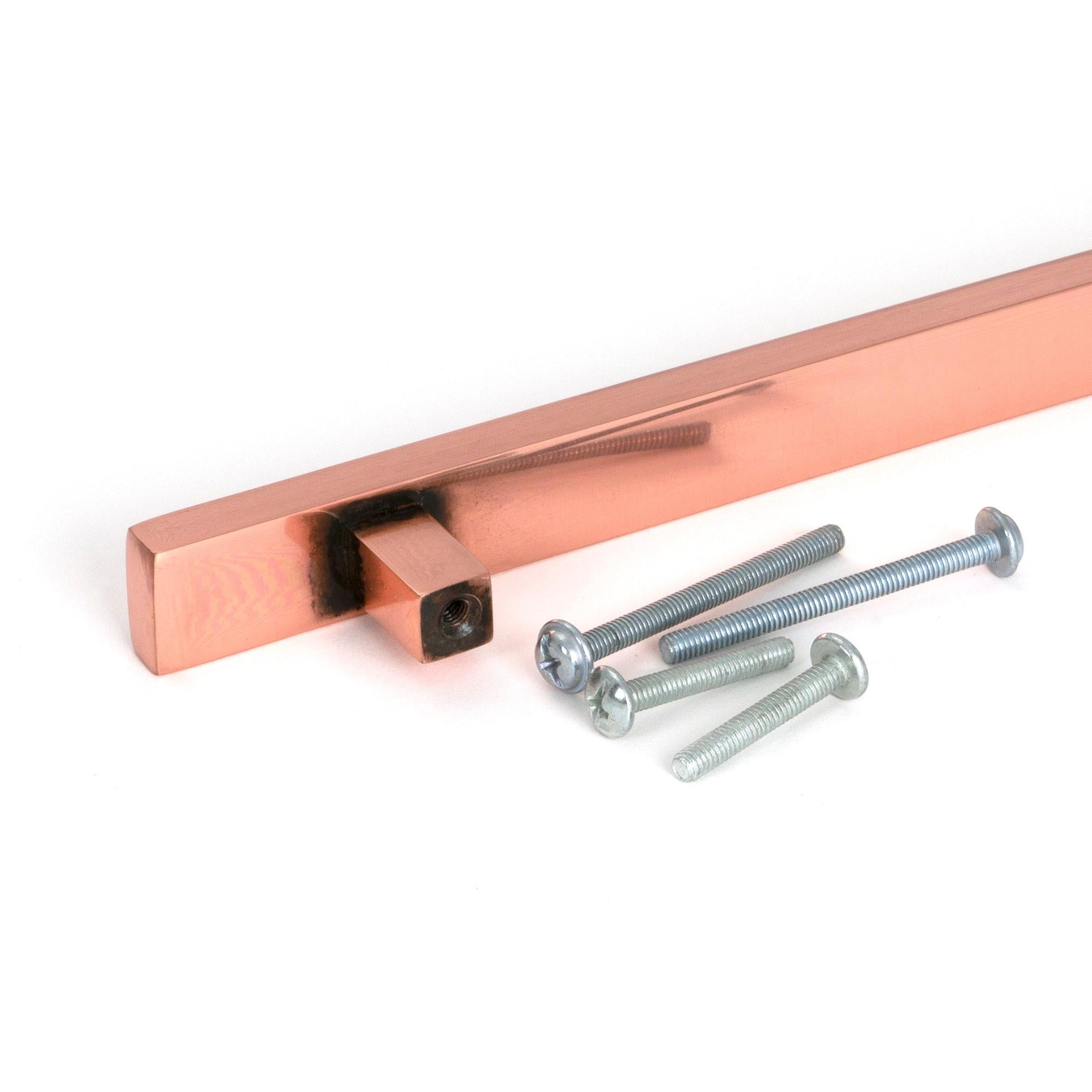 Polished Bronze Scully Pull Handle - Medium - Pull Handles - From The Anvil - Yester Home