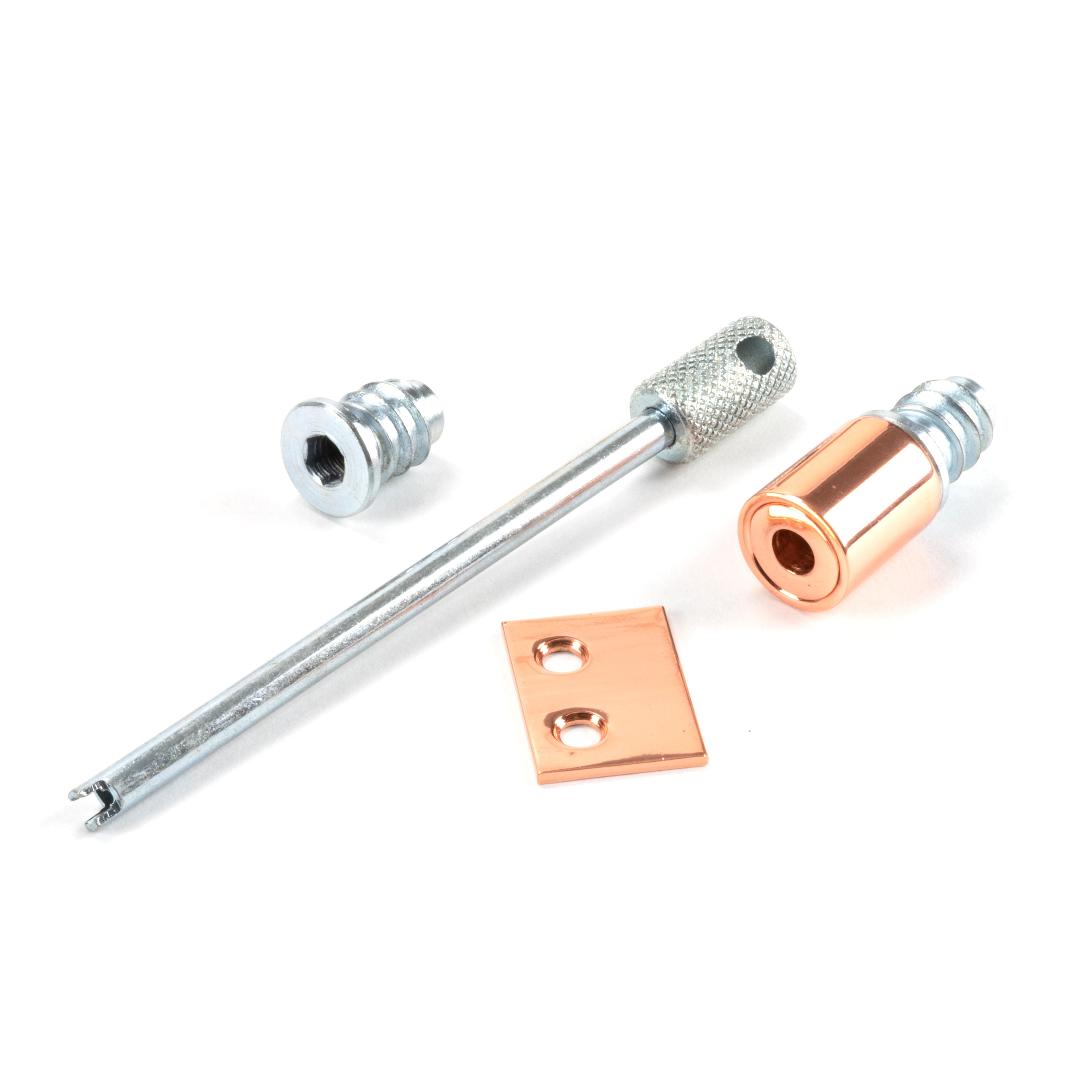 Polished Bronze Secure Stops (Pack of 4) | From The Anvil-Sash Stops-Yester Home