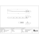 Polished Chrome 10" Newbury Stay | From The Anvil-Stays-Yester Home
