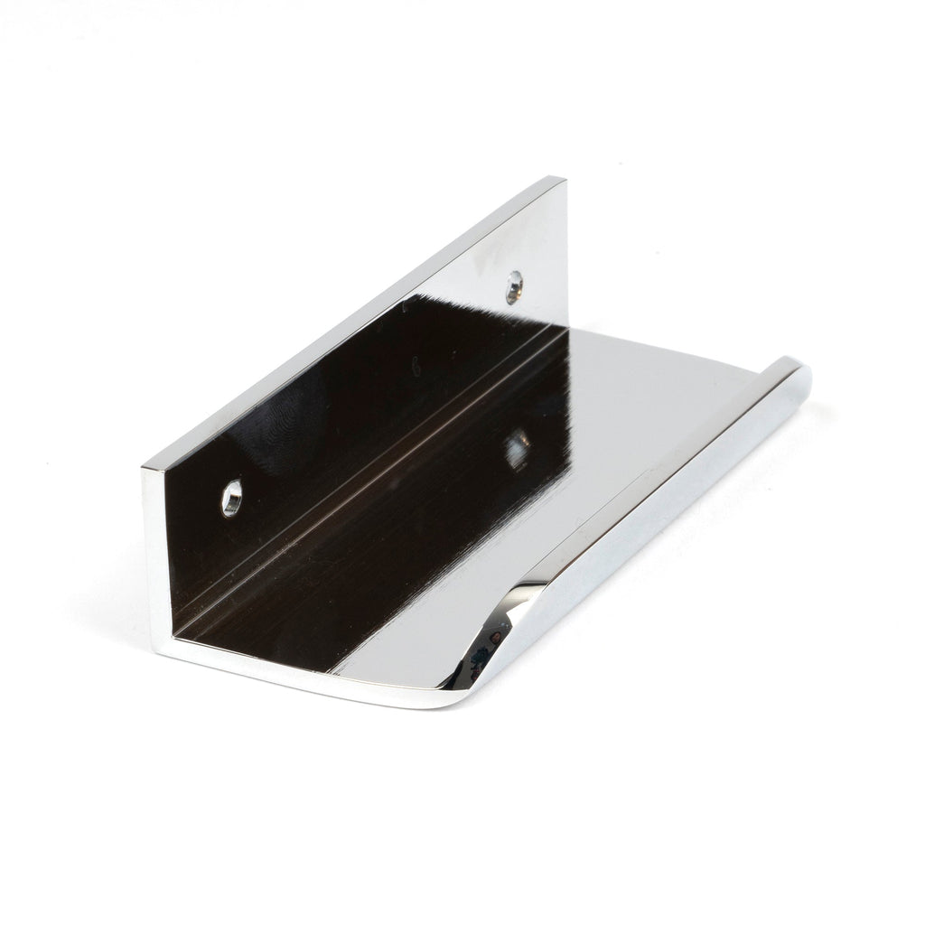 Polished Chrome 100mm Moore Edge Pull | From The Anvil