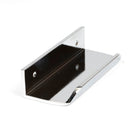 Polished Chrome 100mm Moore Edge Pull | From The Anvil-Cabinet Pulls-Yester Home