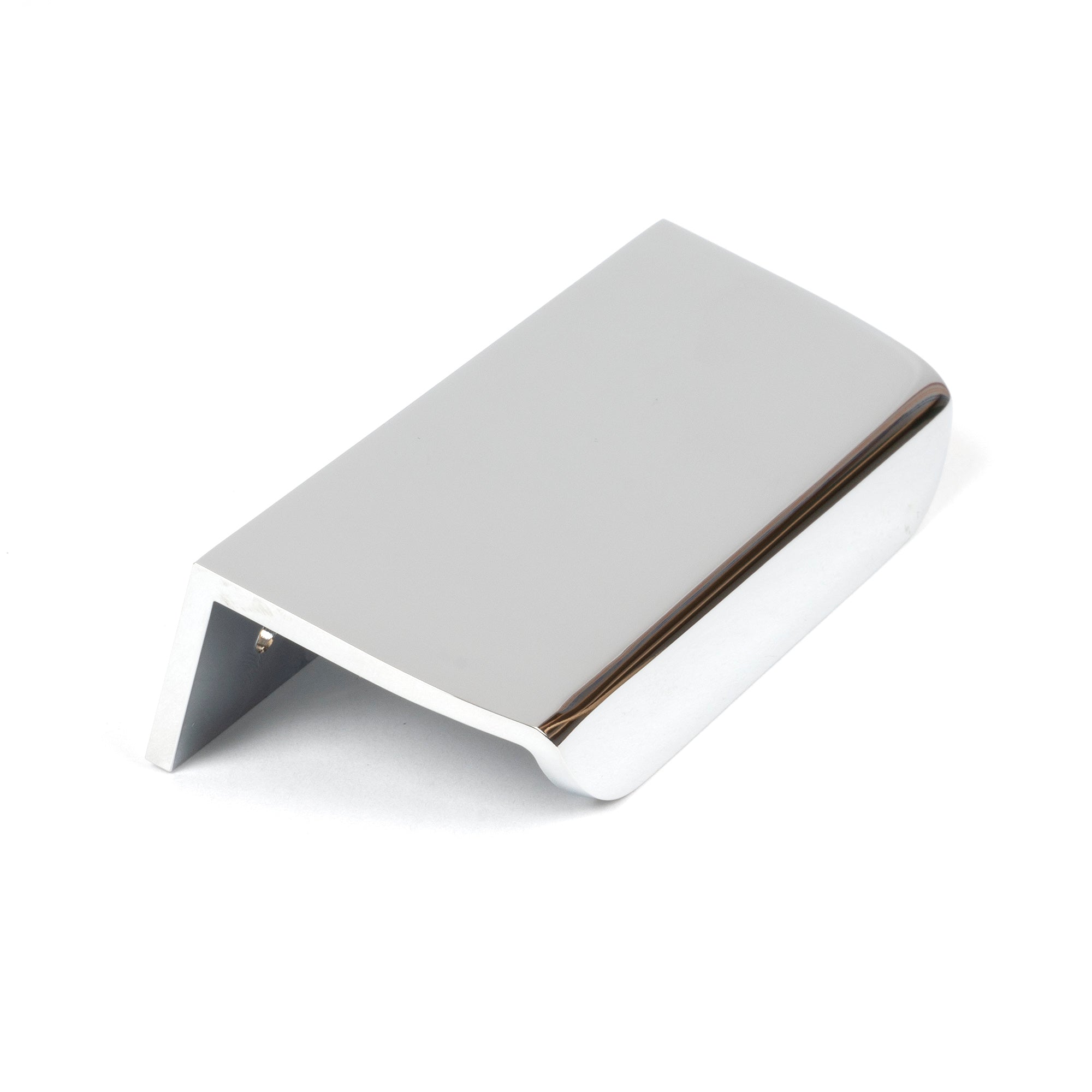 Polished Chrome 100mm Moore Edge Pull | From The Anvil - Cabinet Pulls - From The Anvil - Yester Home