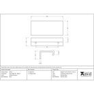 Polished Chrome 100mm Plain Edge Pull | From The Anvil-Cabinet Pulls-Yester Home