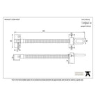 Polished Chrome 12" Fanlight Screw Opener | From The Anvil-Fanlight Openers-Yester Home