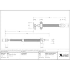Polished Chrome 12" Fanlight Screw Opener | From The Anvil - Fanlight Openers - From The Anvil - Yester Home