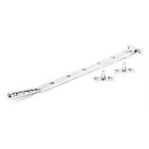 Polished Chrome 12" Hammered Newbury Stay | From The Anvil - Stays - From The Anvil - Yester Home