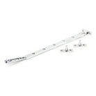 Polished Chrome 12" Hammered Newbury Stay | From The Anvil-Stays-Yester Home