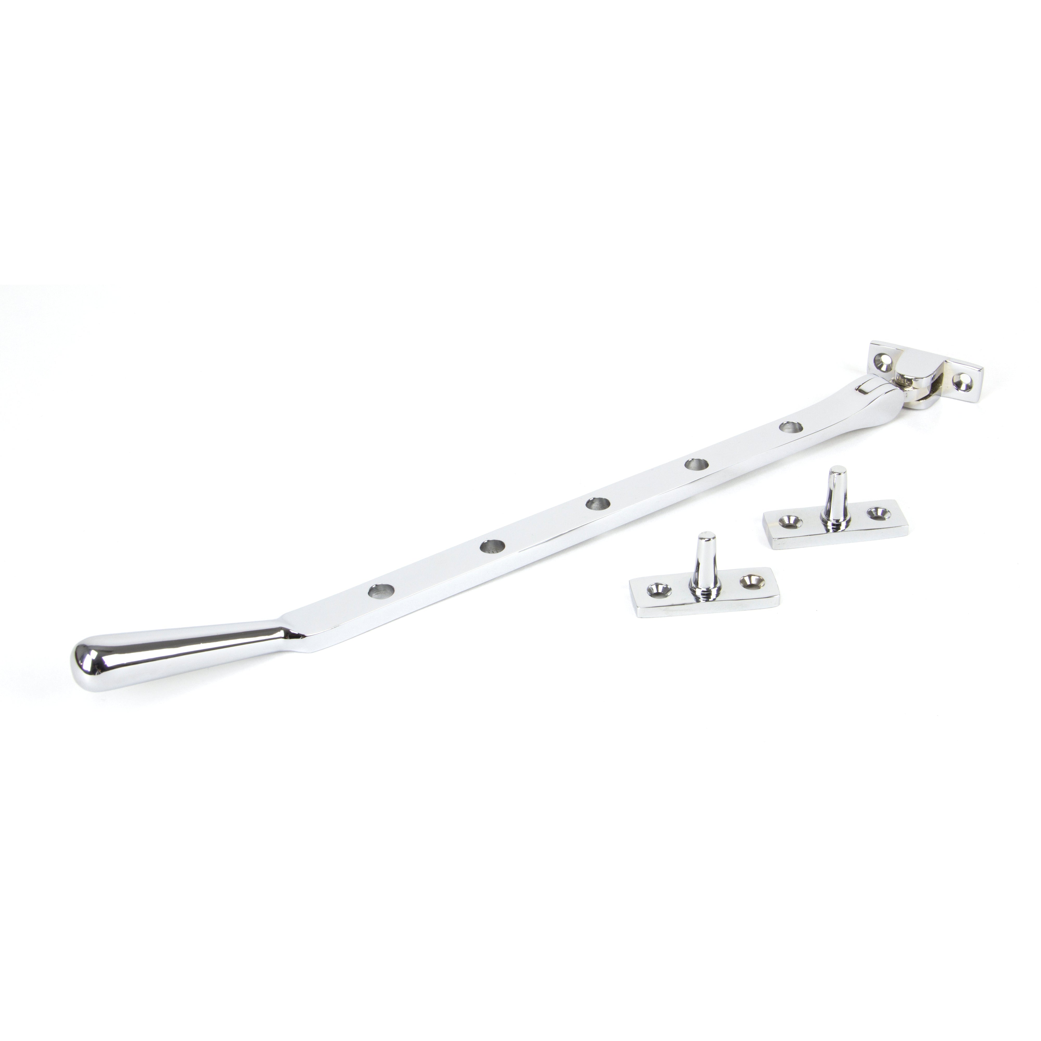 Polished Chrome 12" Newbury Stay | From The Anvil-Stays-Yester Home