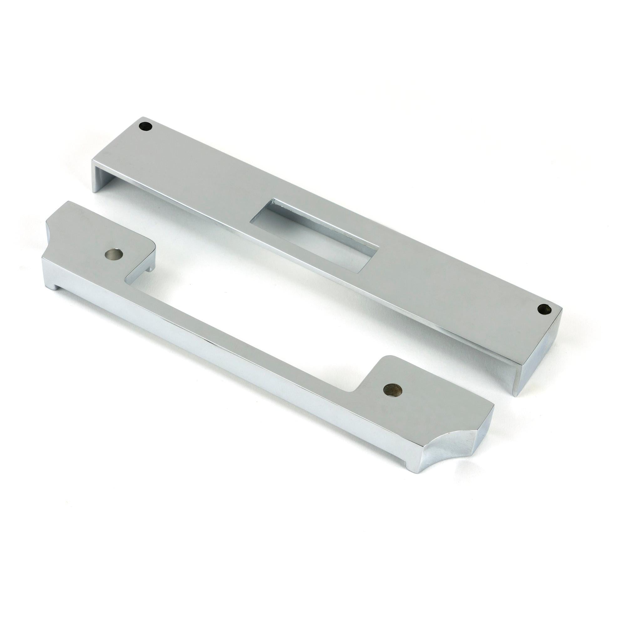 Polished Chrome ½" Rebate Kit for Euro Dead Lock - Deadlocks & Deadbolts - From The Anvil - Yester Home