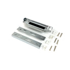 Polished Chrome ½" Rebate Kit for Sash Lock - Sash Locks - From The Anvil - Yester Home