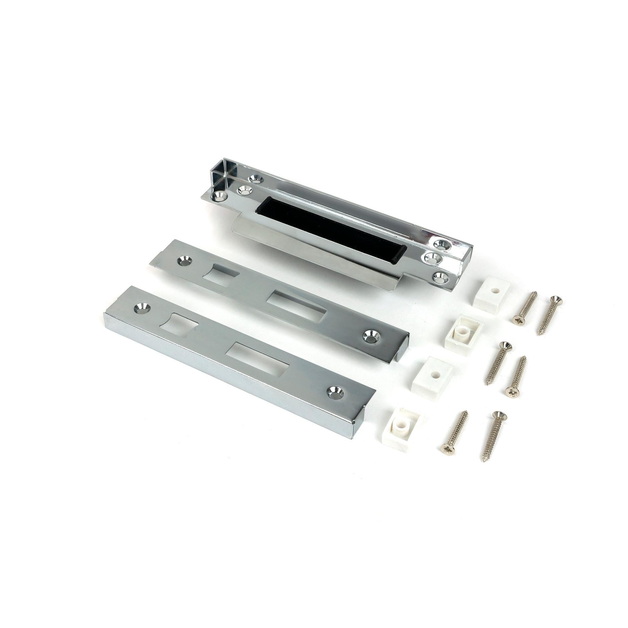 Polished Chrome ½" Rebate Kit for Sash Lock - Sash Locks - From The Anvil - Yester Home