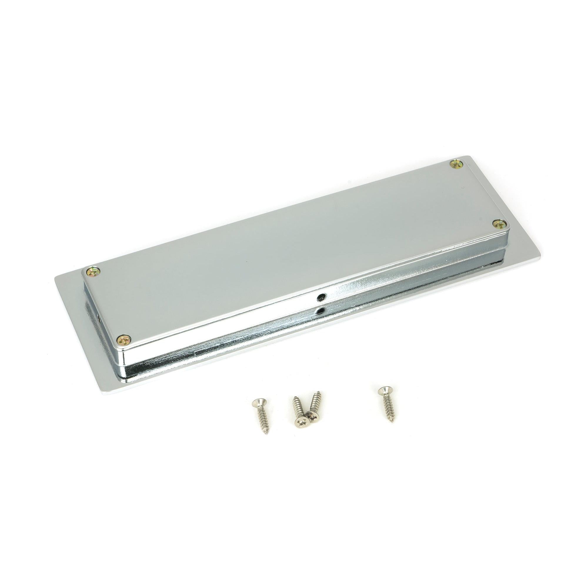 Polished Chrome 175mm Art Deco Rectangular Pull | From The Anvil - Cabinet Pulls - From The Anvil - Yester Home