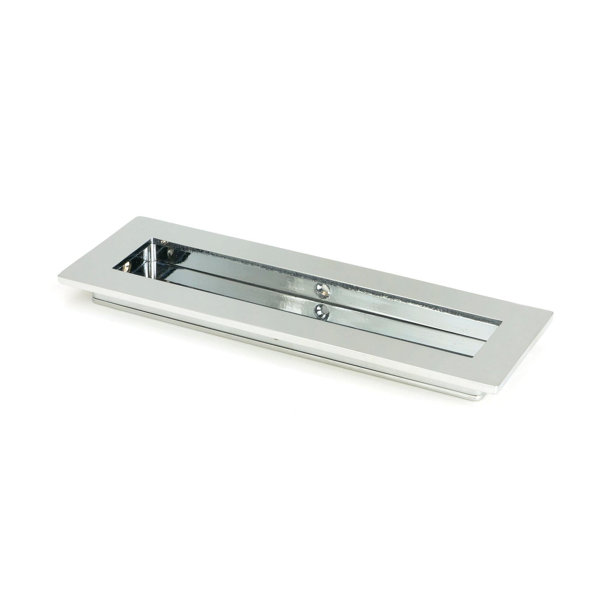 Polished Chrome 175mm Plain Rectangular Pull | From The Anvil - Cabinet Pulls - From The Anvil - Yester Home
