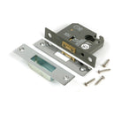 Polished Chrome 2½" Euro Profile Dead Lock - Deadlocks & Deadbolts - From The Anvil - Yester Home
