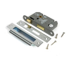 Polished Chrome 2½" Heavy Duty Bathroom Mortice Lock - Bathroom Locks - From The Anvil - Yester Home