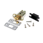 Polished Chrome 2½" Heavy Duty Tubular Deadbolt - Deadlocks & Deadbolts - From The Anvil - Yester Home