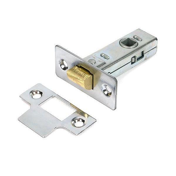Polished Chrome 2½" Tubular Mortice Latch - Latches - From The Anvil - Yester Home