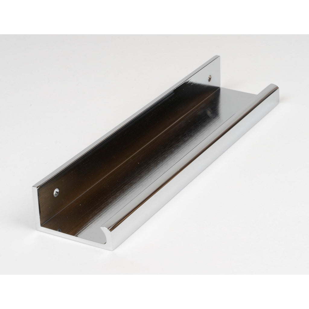 Polished Chrome 200mm Plain Edge Pull | From The Anvil