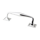 Polished Chrome 230mm Art Deco Pull Handle | From The Anvil - Pull Handles - From The Anvil - Yester Home