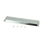 Polished Chrome 250mm Art Deco Rectangular Pull | From The Anvil - Cabinet Pulls - From The Anvil - Yester Home