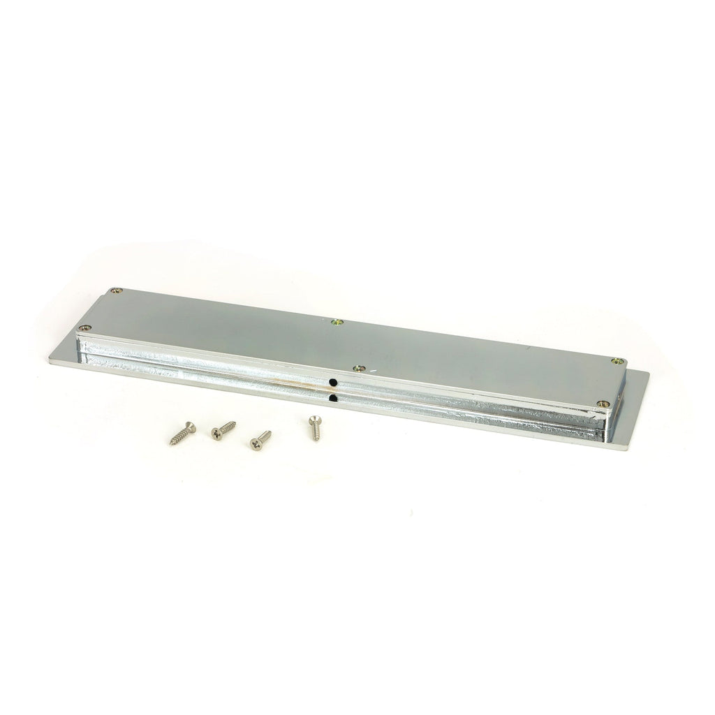 Polished Chrome 250mm Plain Rectangular Pull | From The Anvil-Cabinet Pulls-Yester Home