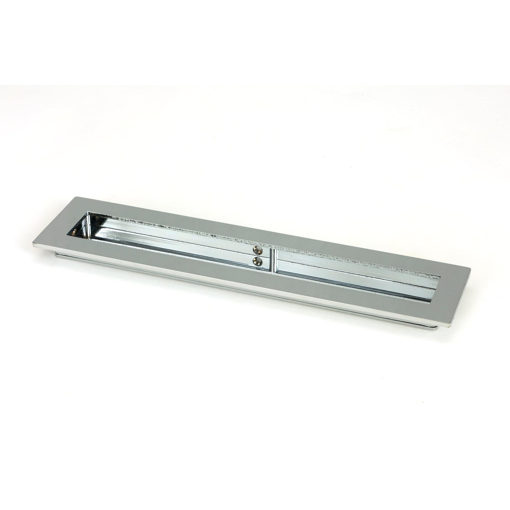 Polished Chrome 250mm Plain Rectangular Pull | From The Anvil - Cabinet Pulls - From The Anvil - Yester Home