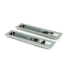 Polished Chrome 250mm Plain Rectangular Pull - Privacy Set | From The Anvil - Cabinet Pulls - From The Anvil - Yester Home
