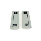 Polished Chrome 250mm Plain Rectangular Pull - Privacy Set | From The Anvil - Cabinet Pulls - From The Anvil - Yester Home