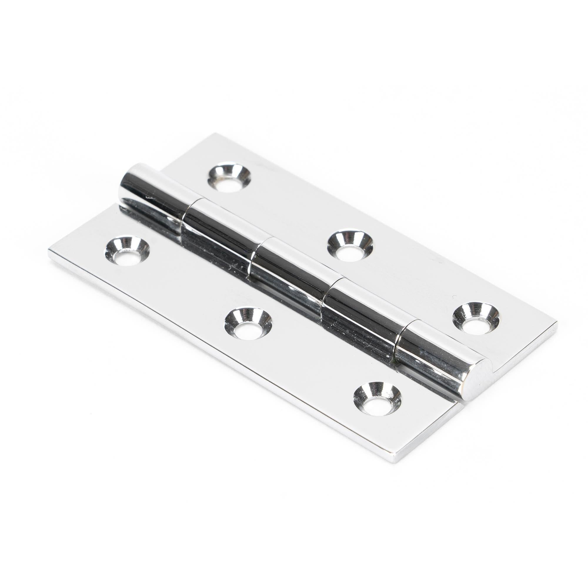 Polished Chrome 2.5" Butt Hinge (pair) | From The Anvil - Butt Hinges - From The Anvil - Yester Home