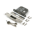 Polished Chrome 3" 5 Lever BS Dead Lock - Deadlocks & Deadbolts - From The Anvil - Yester Home