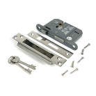 Polished Chrome 3" 5 Lever BS Sash Lock KA - Sash Locks - From The Anvil - Yester Home