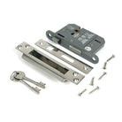 Polished Chrome 3" 5 Lever BS Sash Lock - Sash Locks - From The Anvil - Yester Home