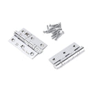 Polished Chrome 3" Ball Bearing Butt Hinge (pair) ss | From The Anvil-Butt Hinges-Yester Home