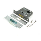 Polished Chrome 3" Euro Profile Dead Lock - Deadlocks & Deadbolts - From The Anvil - Yester Home