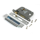 Polished Chrome 3" Heavy Duty Bathroom Mortice Lock - Bathroom Locks - From The Anvil - Yester Home