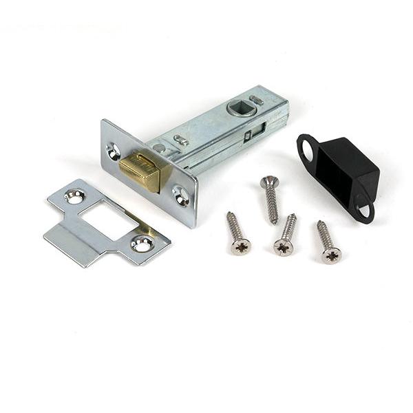 Polished Chrome 3" Tubular Mortice Latch - Latches - From The Anvil - Yester Home