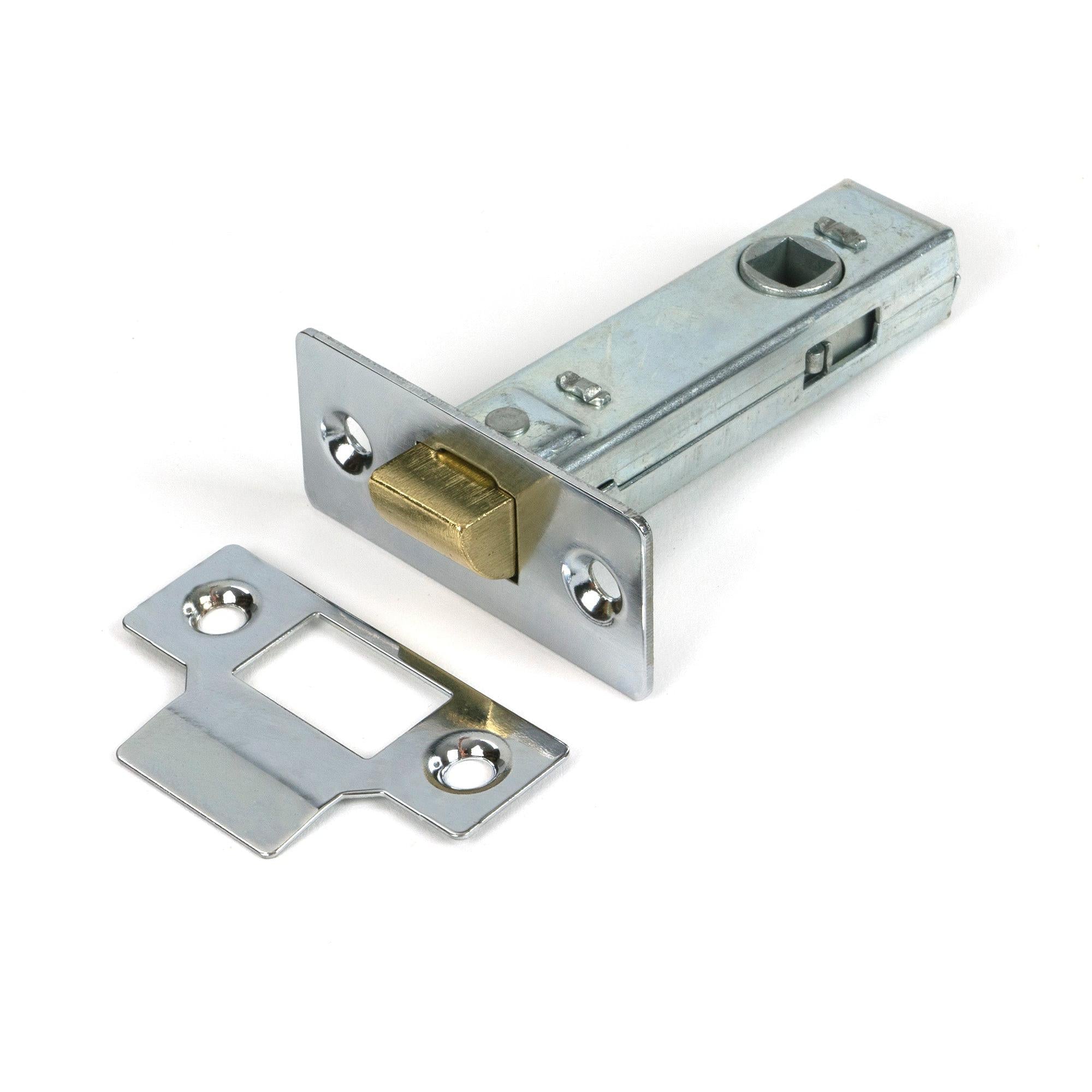Polished Chrome 3" Tubular Mortice Latch - Latches - From The Anvil - Yester Home