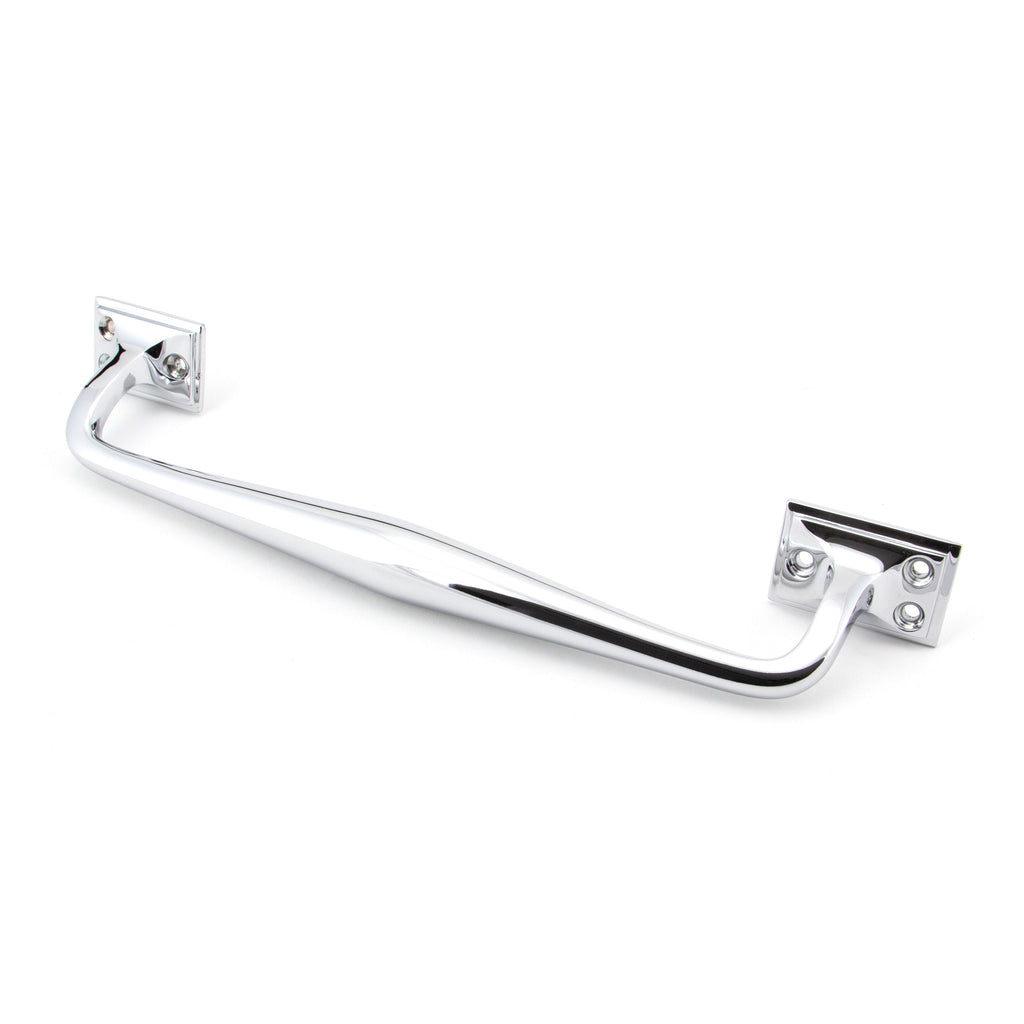 Polished Chrome 300mm Art Deco Pull Handle | From The Anvil-Pull Handles-Yester Home