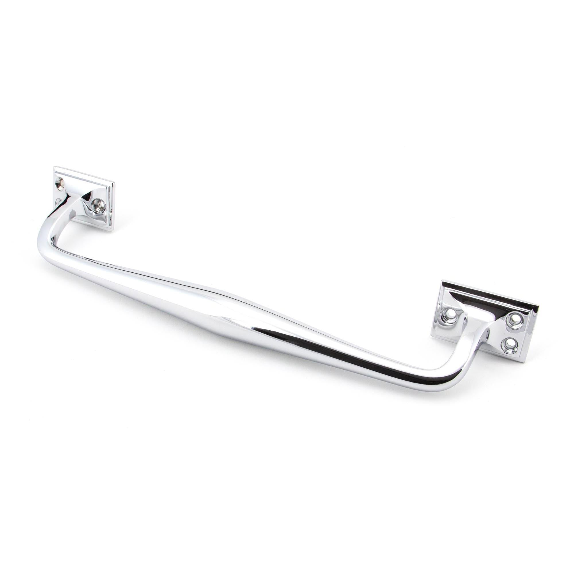 Polished Chrome 300mm Art Deco Pull Handle | From The Anvil - Pull Handles - From The Anvil - Yester Home