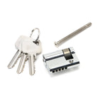 Polished Chrome 30/10 5pin Single Cylinder | From The Anvil-Euro Cylinders-Yester Home