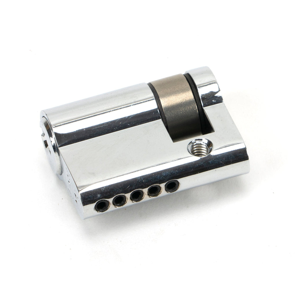 Polished Chrome 30/10 5pin Single Cylinder | From The Anvil-Euro Cylinders-Yester Home