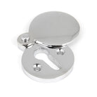Polished Chrome 30mm Round Escutcheon | From The Anvil - Escutcheons - From The Anvil - Yester Home